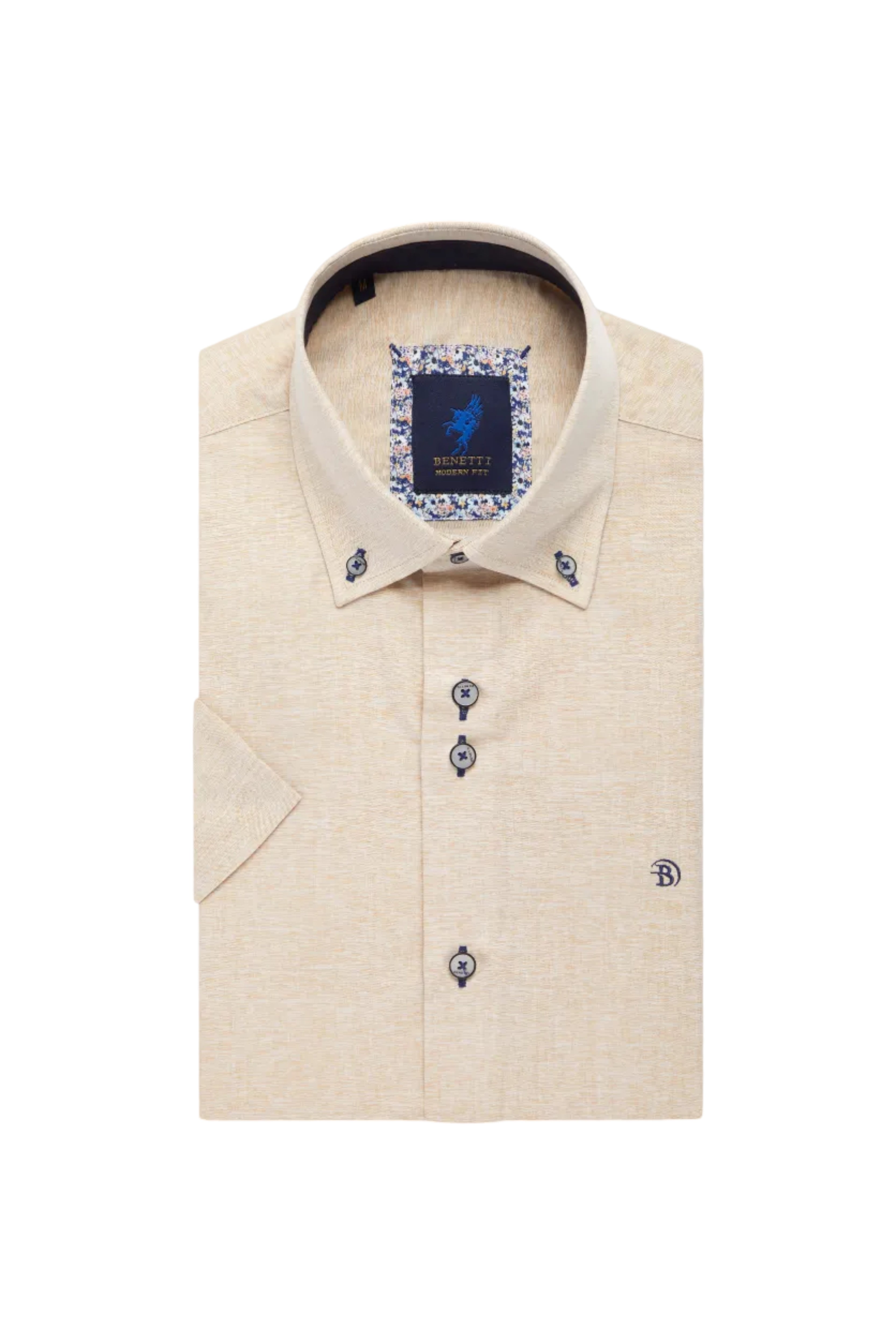 Benetti Regular Fit Martin 1/2 Sleeve Shirt