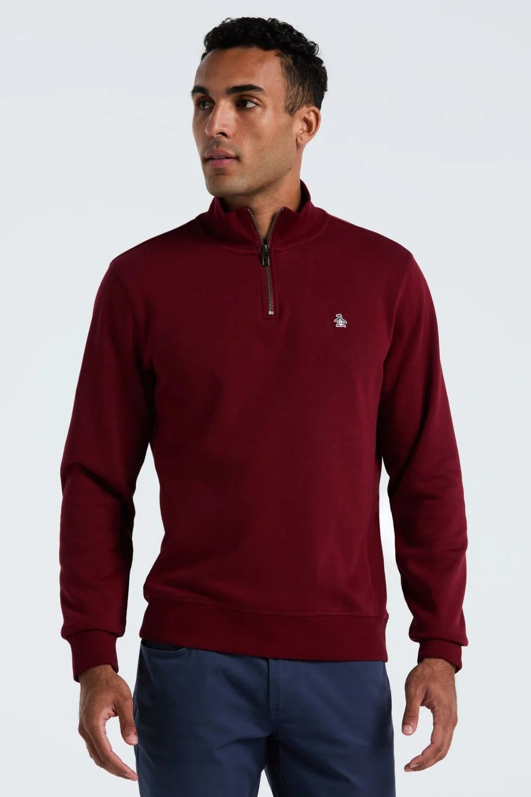 Penguin Original Quarter Zip Fleece Sweatshirt