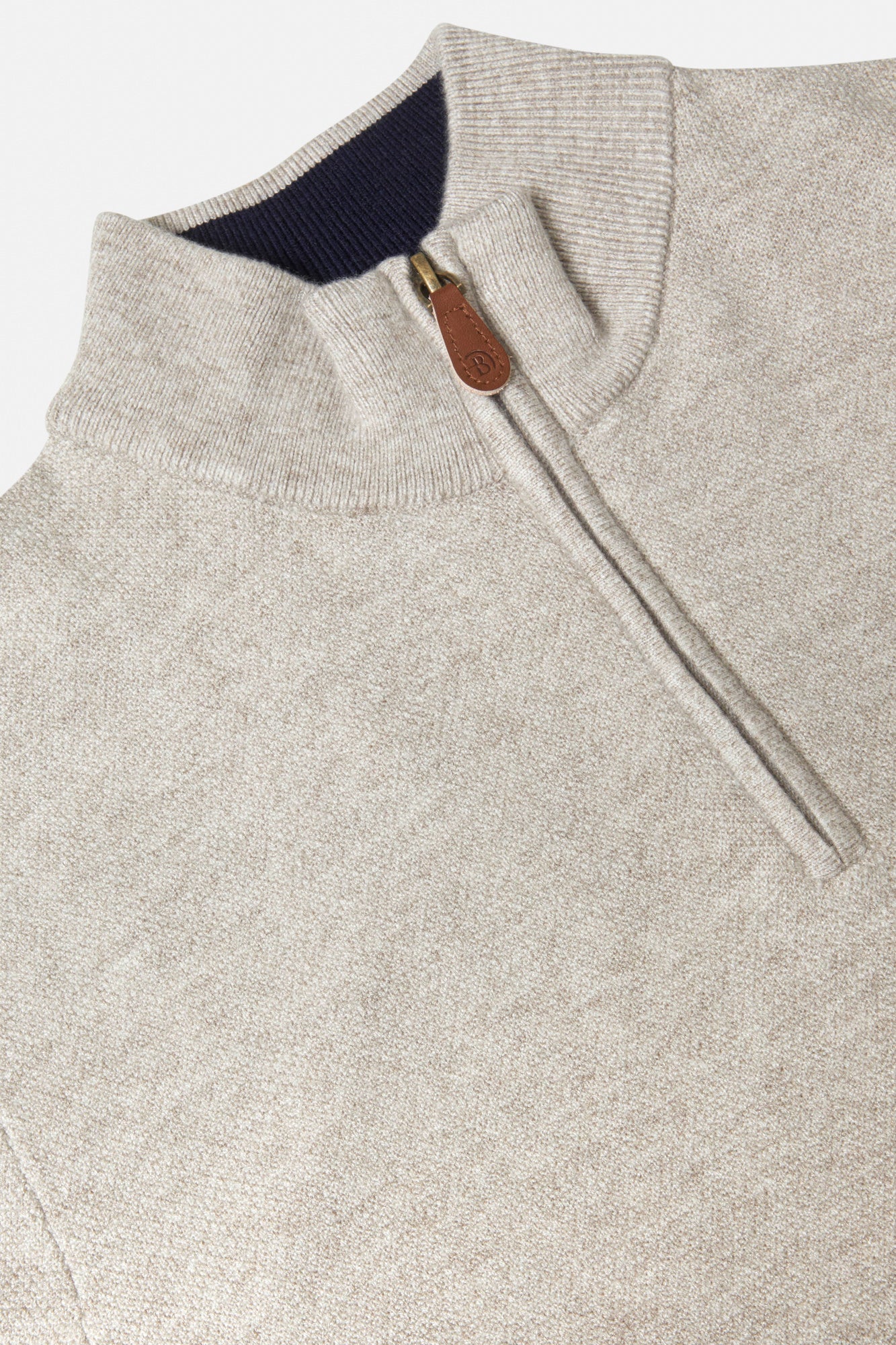 Benetti Quinn Textured Quarter Zip Knit