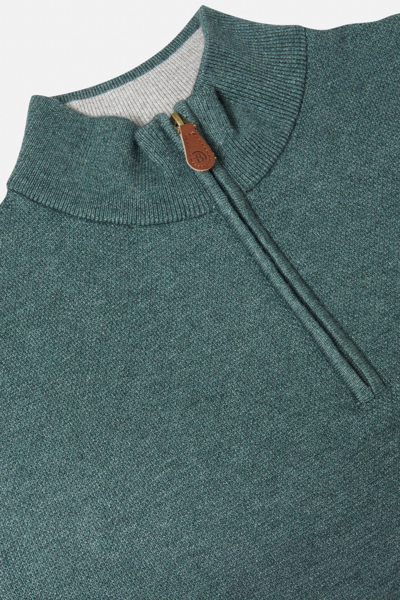 Benetti Quinn Textured Quarter Zip Knit