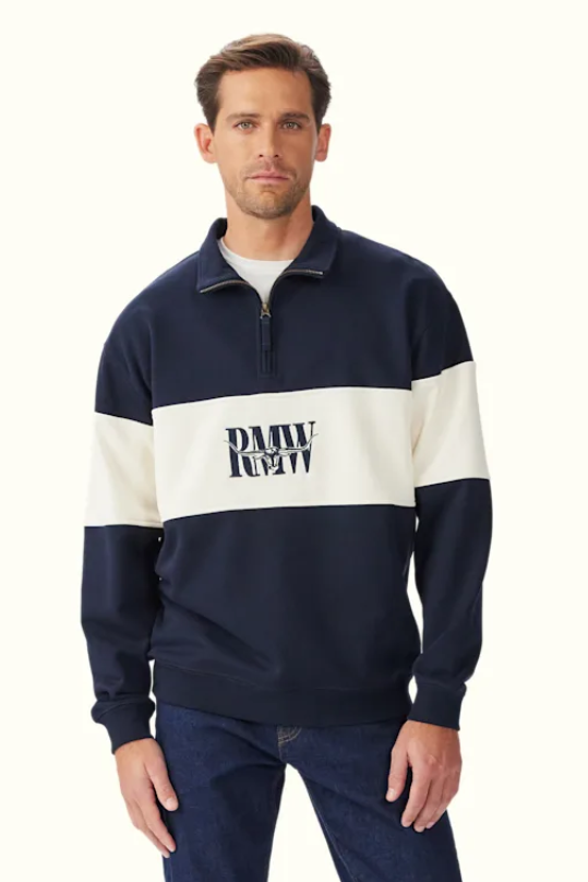 RM WIllliams Heritage Half Zip Sweatshirt