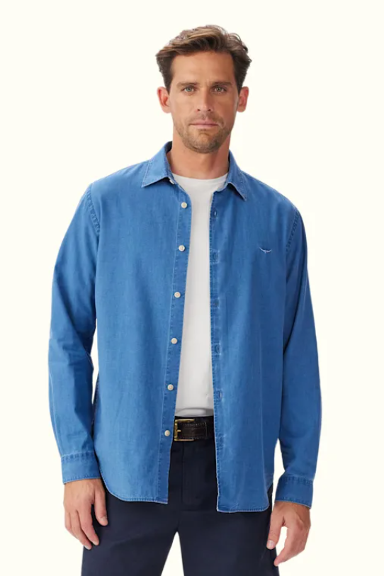 RM Williams Arno Indigo Shirt