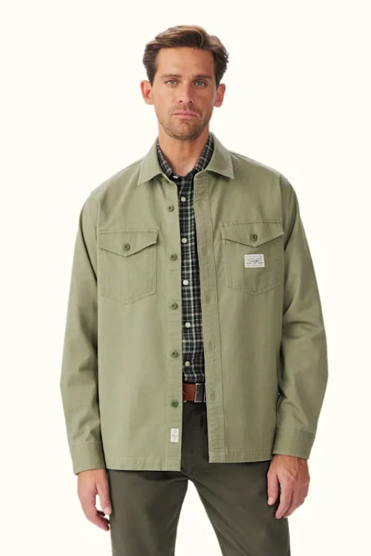 RM Williams Longford Cotton Overshirt