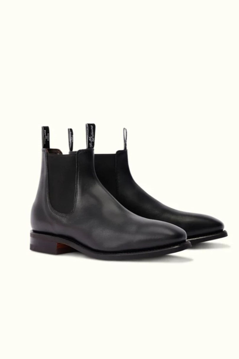 RM Williams Comfort Craftsman Chelsea Boot Black