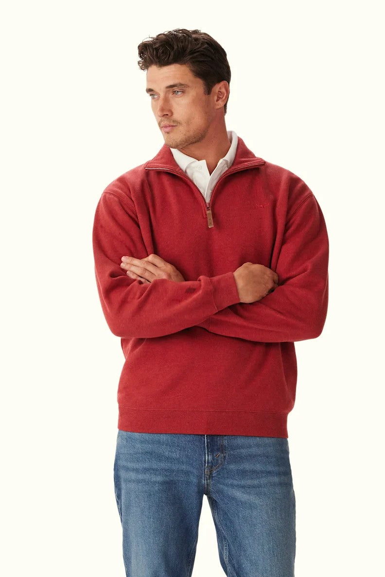 RM Williams Mulyungarie Half Zip Sweatshirt