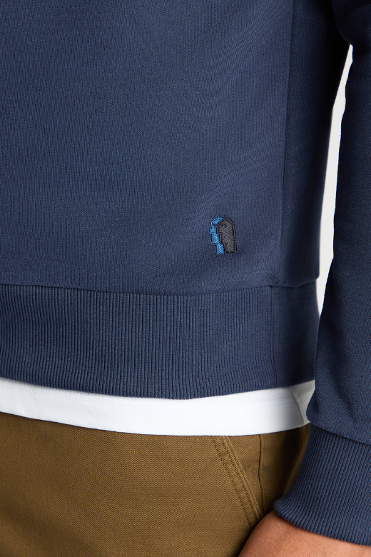 Remus Uomo Tapered Fit Soft Touch Cotton-Blend Sweatshirt