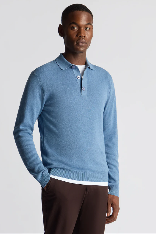 Remus Uomo Long Sleeve Polo 58690