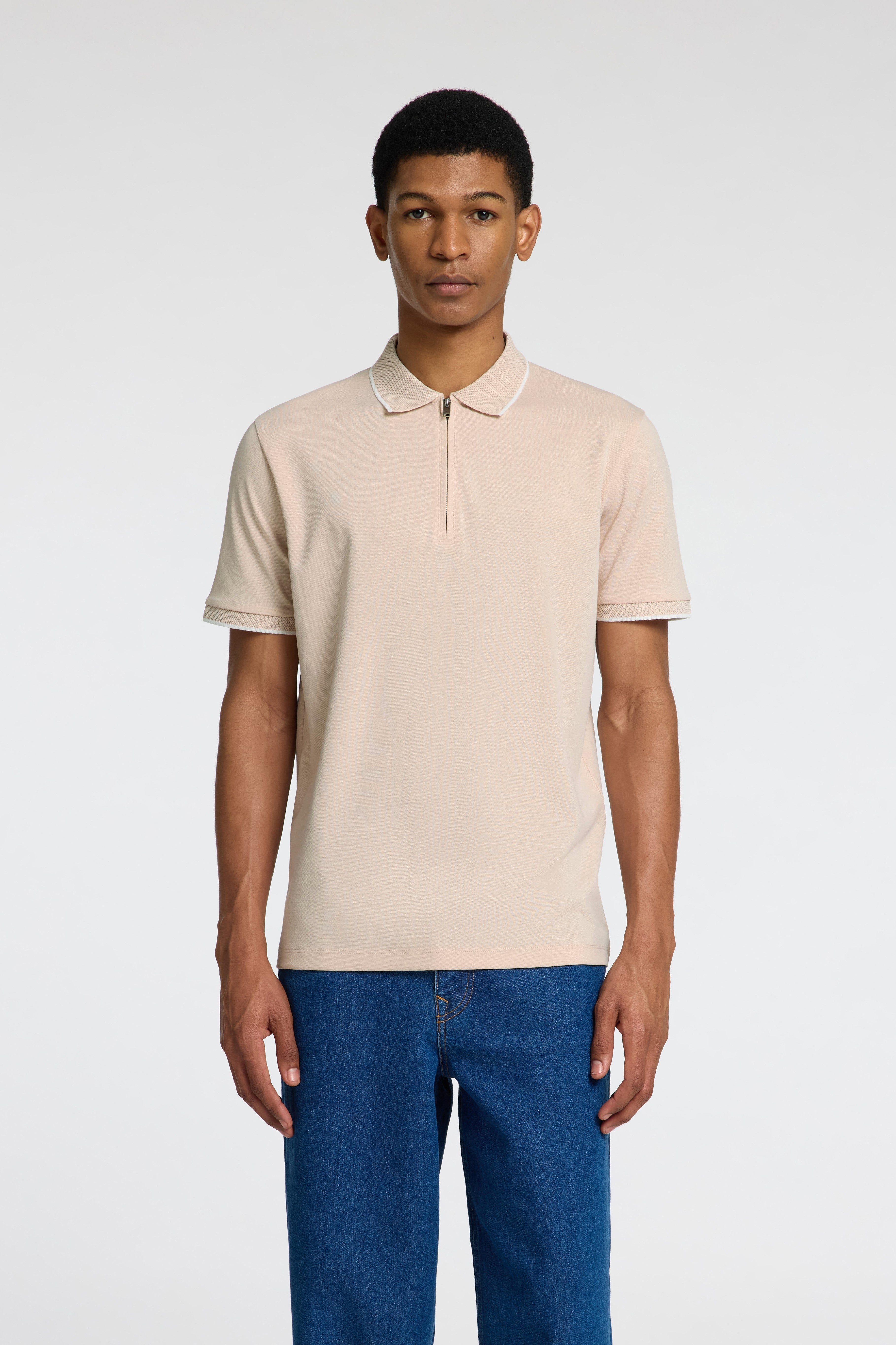 Selected Homme Sport Zip Fave Polo