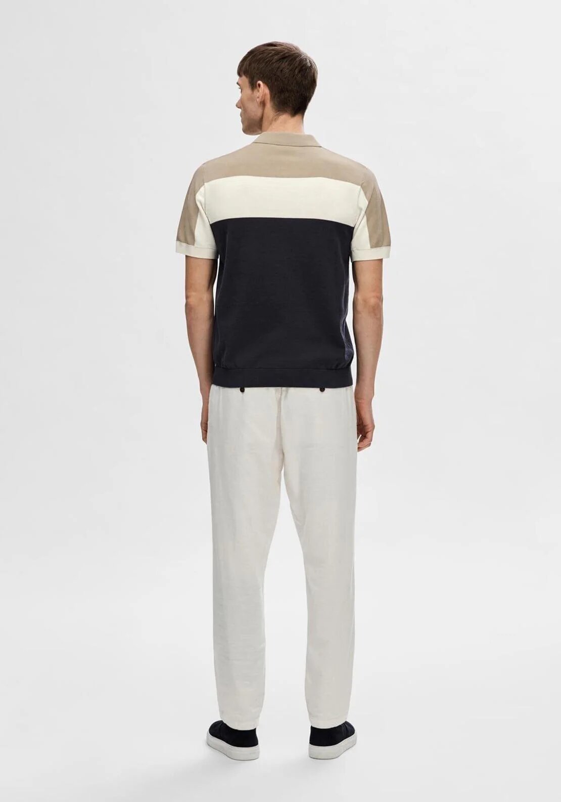 Selected Homme Matis Block (16092661) Egret Cash