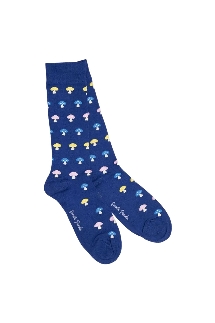 Swole Panda Bamboo Socks SP437 Mushroom