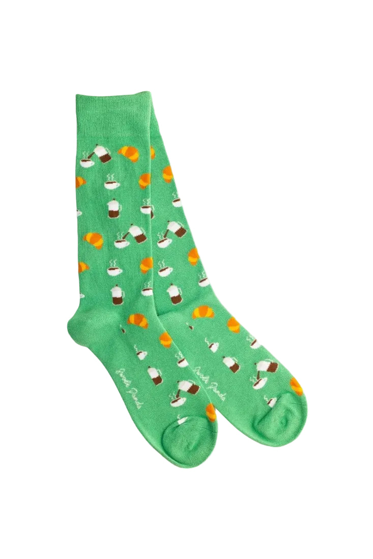 Swole Panda Bamboo Socks SP482 Coffee