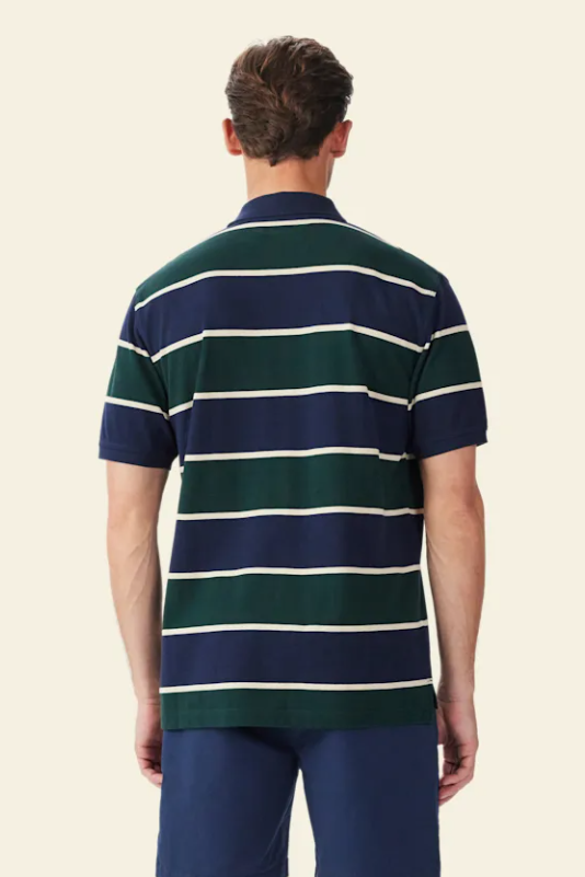 RM Williams Bright Stripe Polo Shirt