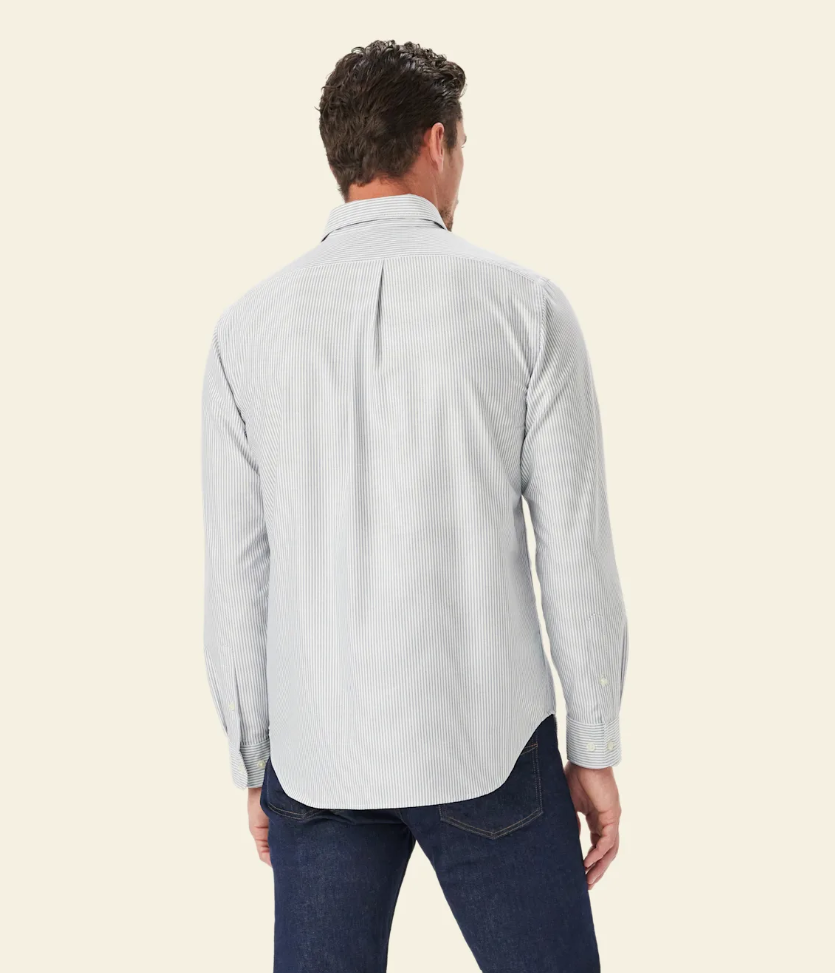 RM Williams Stanley Oxford Stripe Shirt