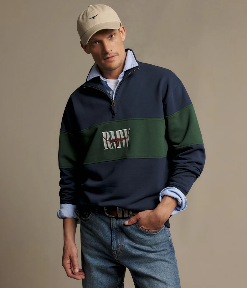 RM Williams Heritage Quarter-Zip Sweatshirt