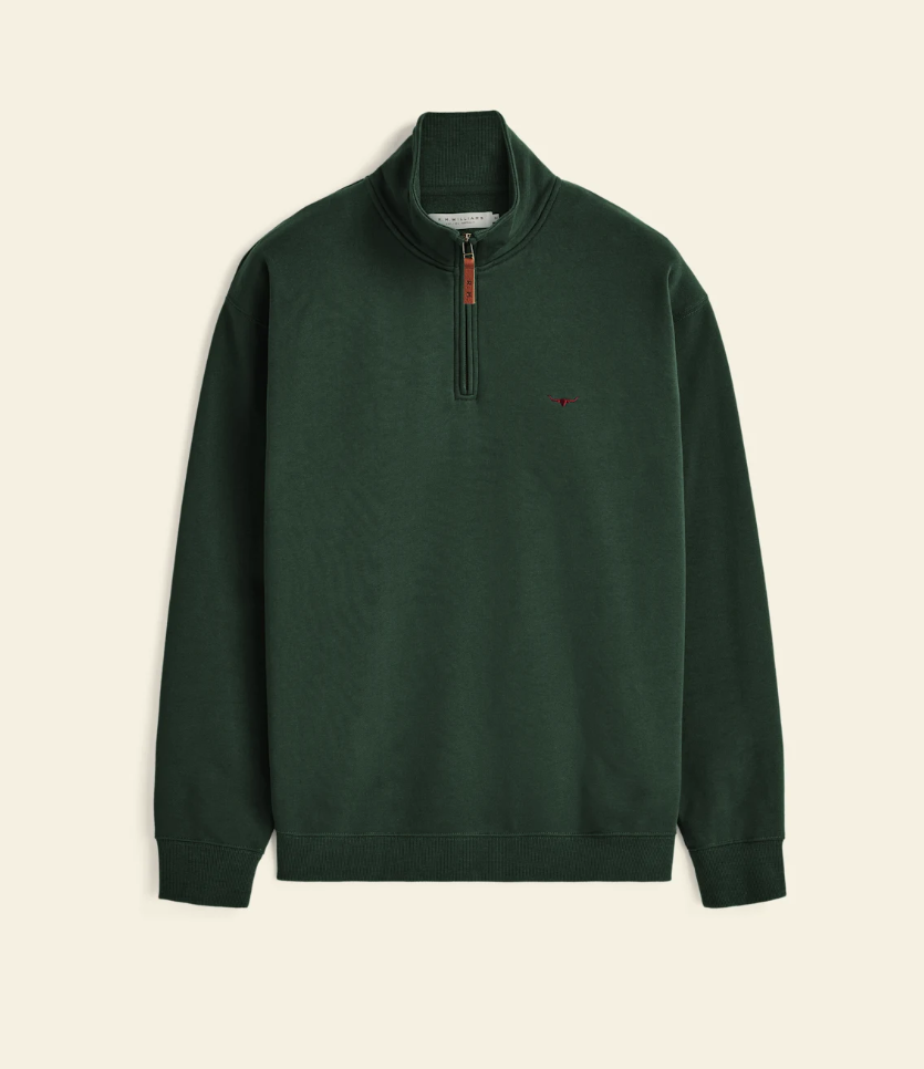 RM Williams Mulyungarie Half Zip Sweatshirt