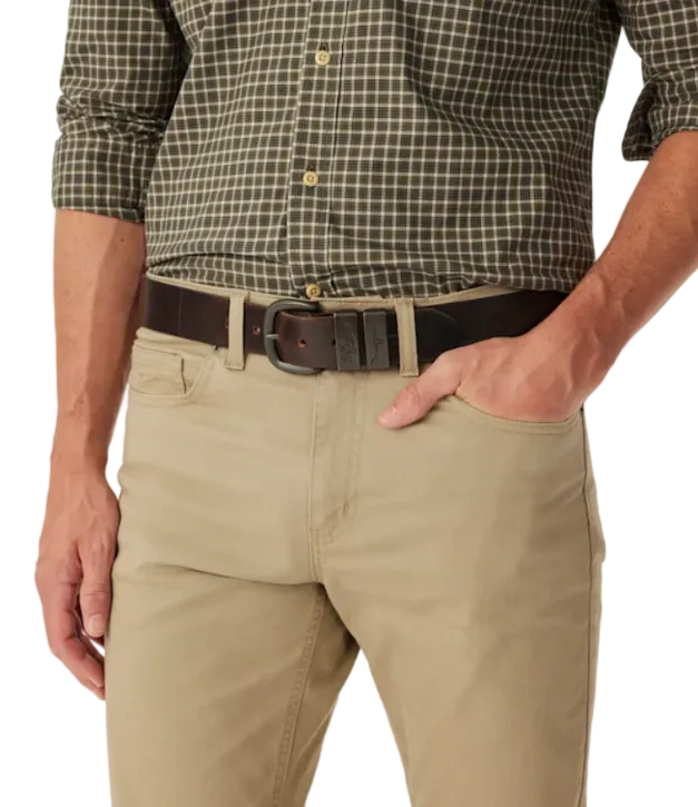 RM Williams Drover Bronze Buckle Belt Walnut