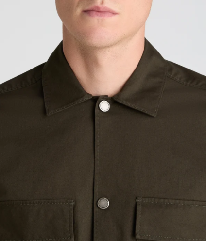 Remus Uomo Cotton Blend Shacket 13412