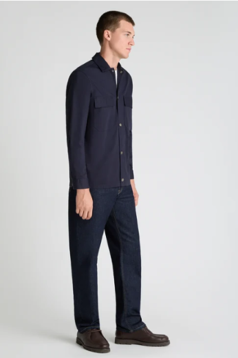 Remus Uomo Cotton Blend Shacket 13412