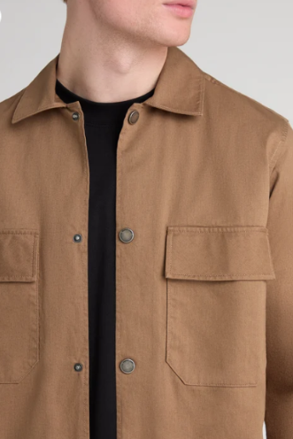 Remus Uomo Cotton Blend Shacket 13412