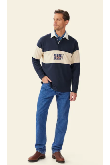 RM Williams Heritage Panel Rugby Jersey