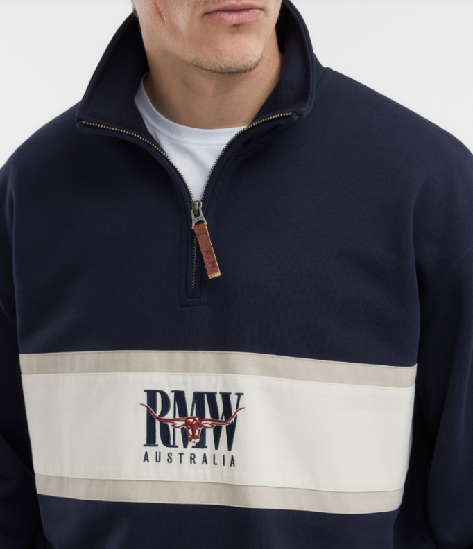 RM Williams Classic Quarter-Zip Sweatshirt