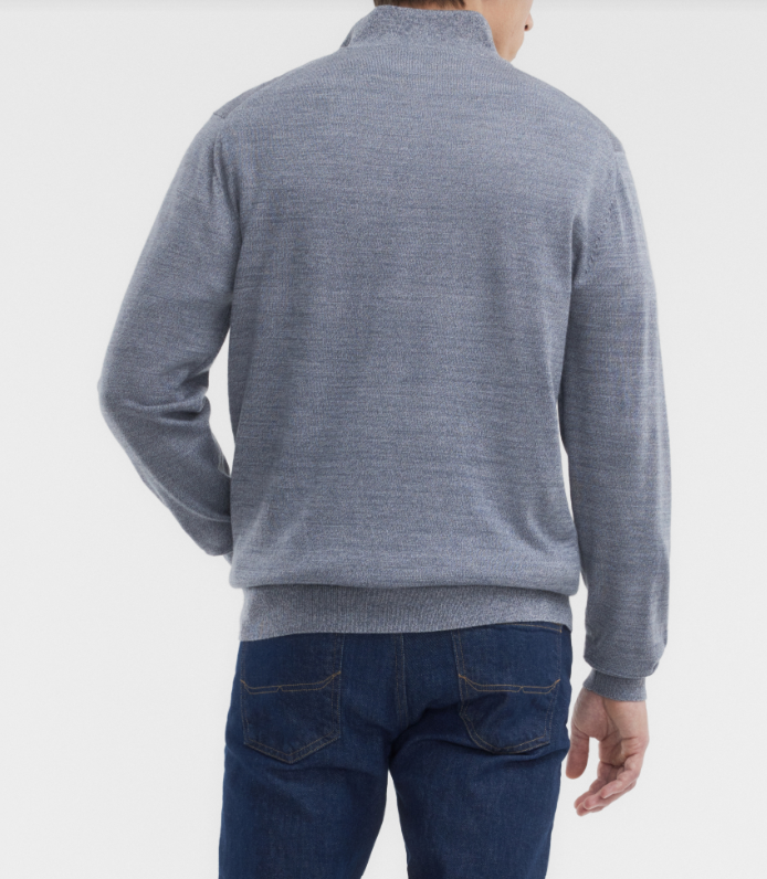 RM Williams Ernest 1/4 Zip Merino Wool Knit