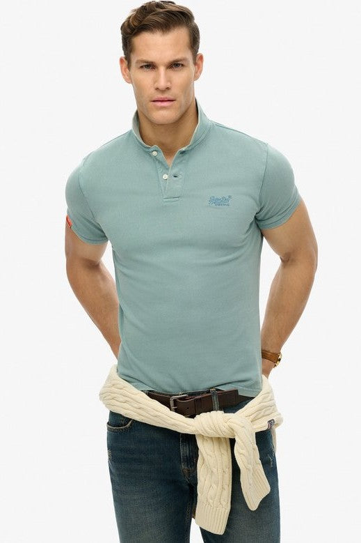 Superdry Vintage Destroyed Polo Shirt