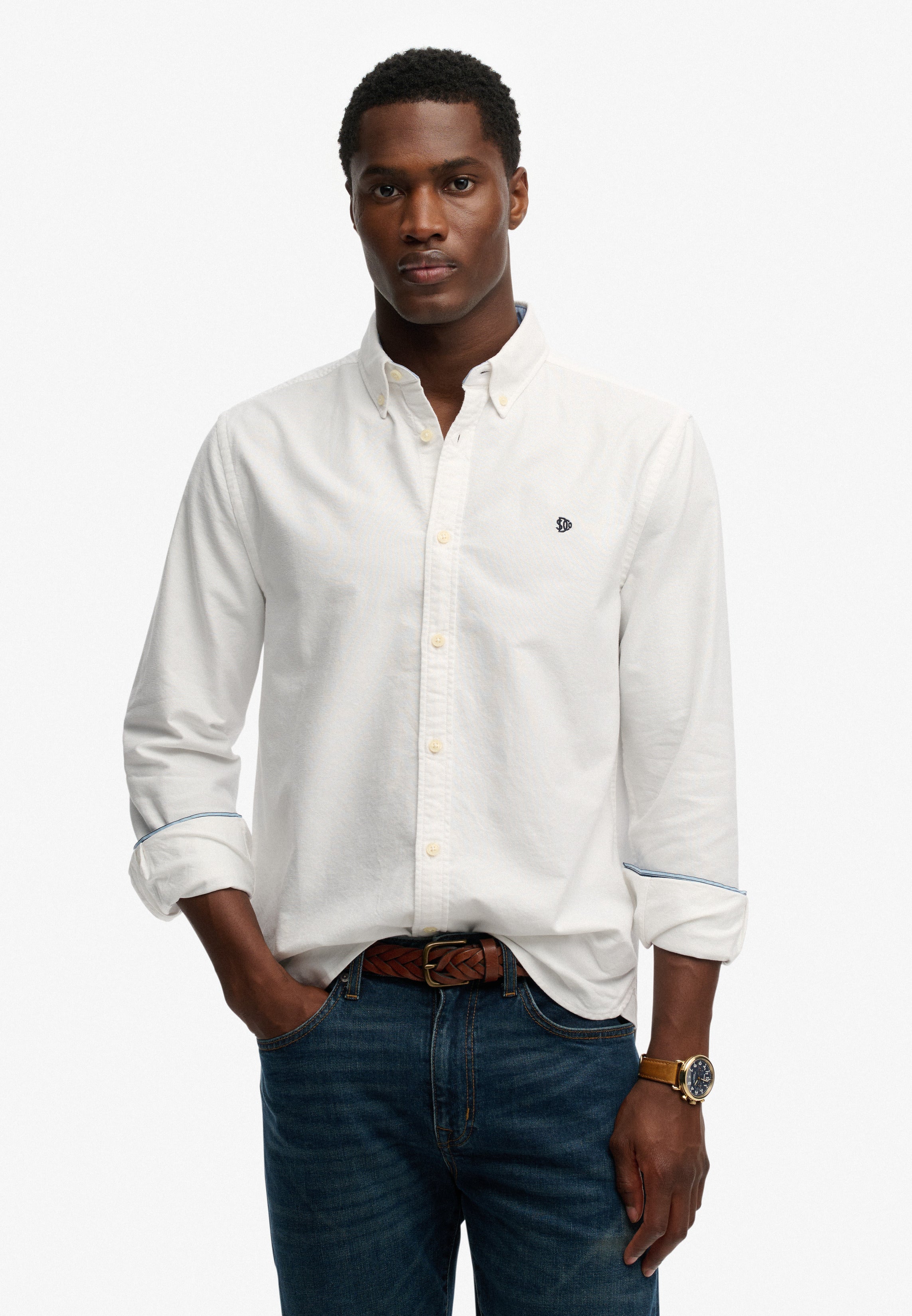 Superdry Preppy Oxford L/S Shirt M4011100A