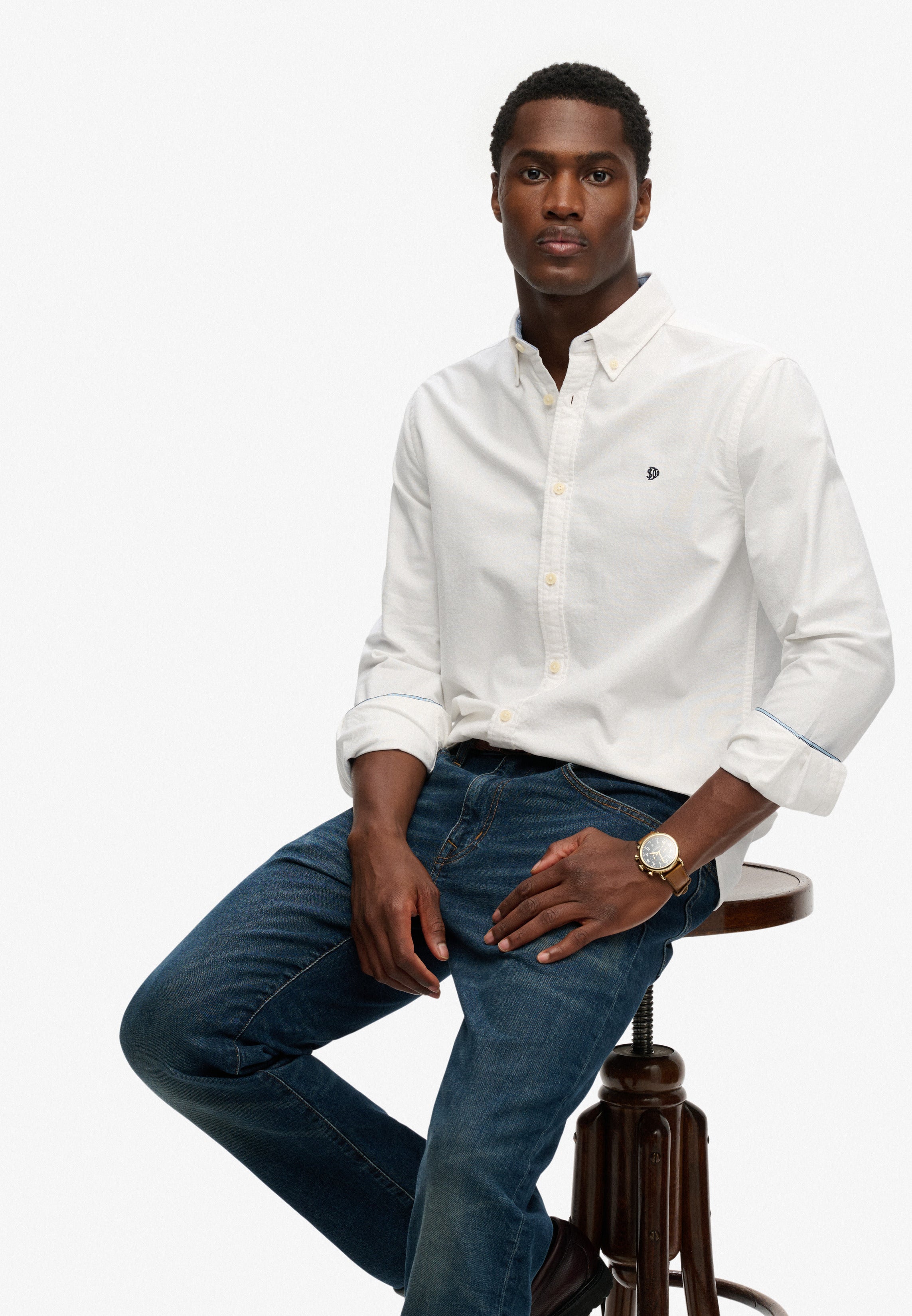 Superdry Preppy Oxford L/S Shirt M4011100A