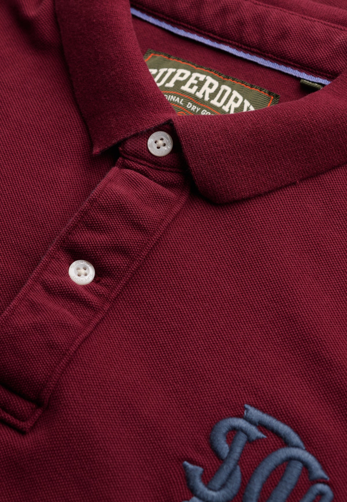 Superdry Pique Monogram Polo Shirt M1110465A