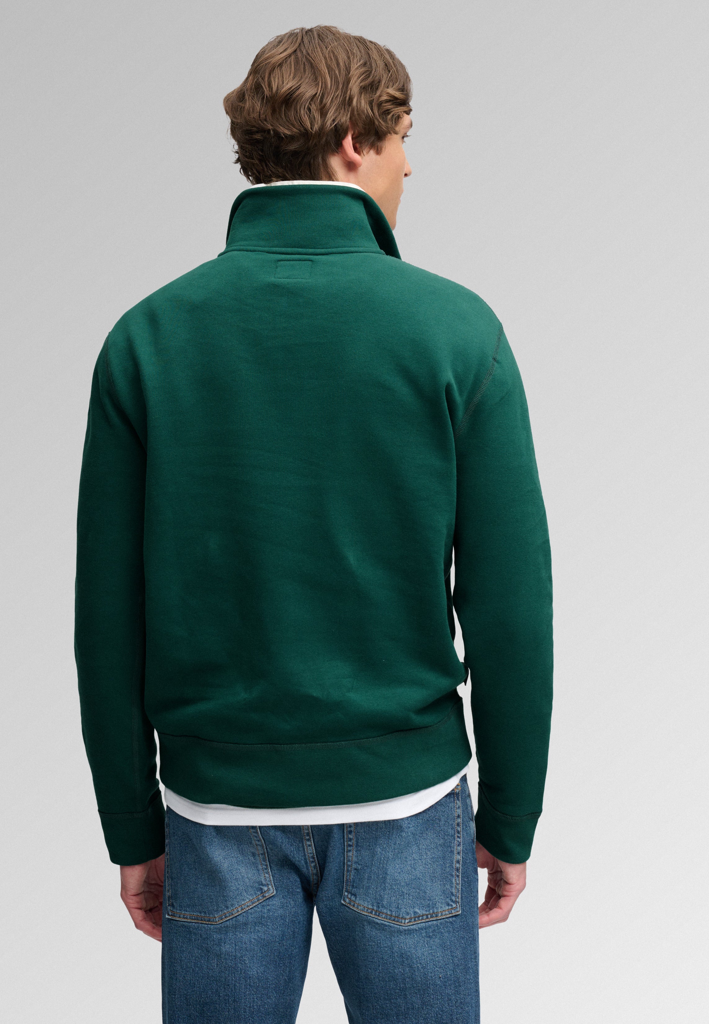 Superdry Serif Logo Half Zip Sweatshirt M2014700A