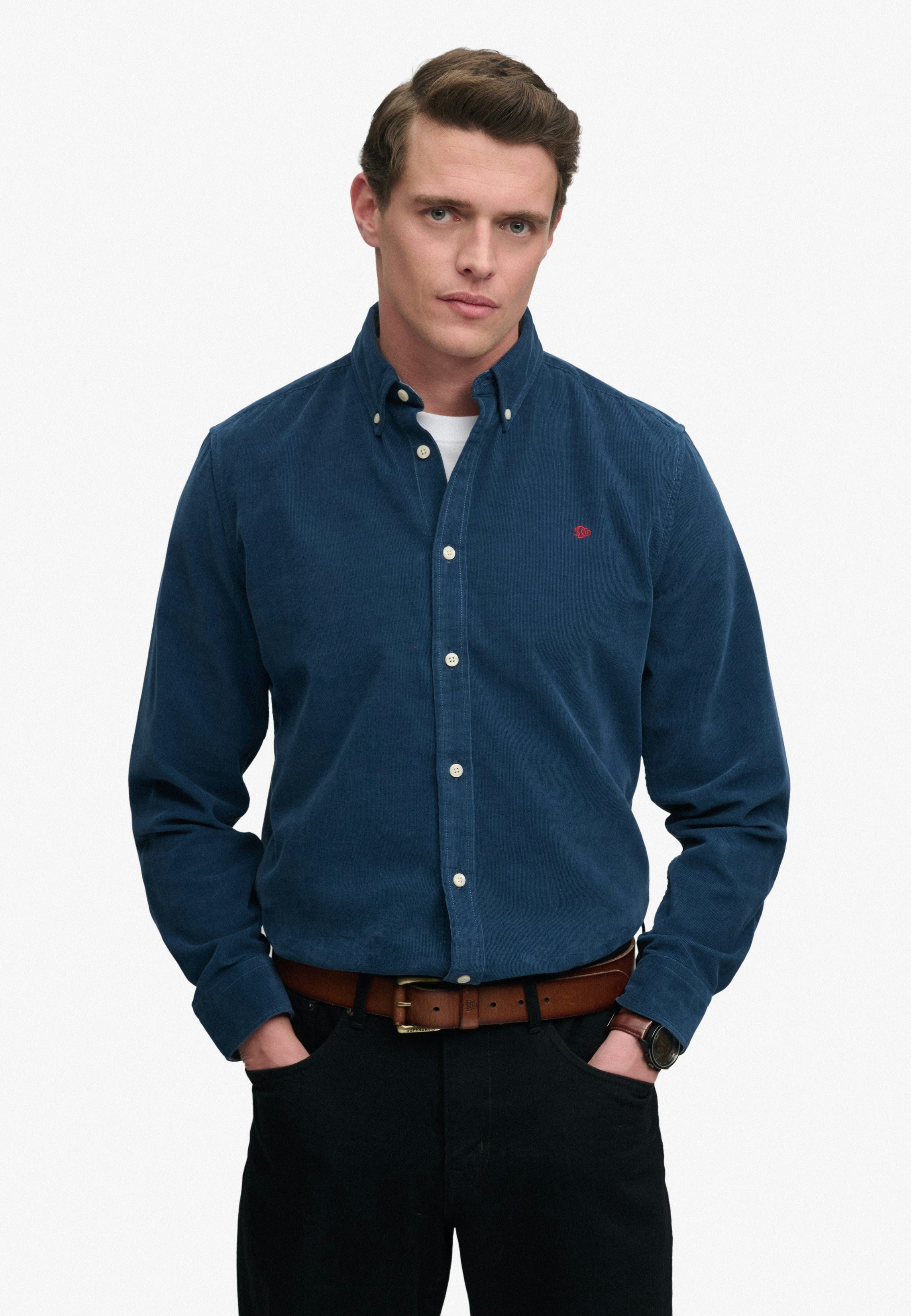 Superdry Classic Needle Cord Shirt M4011044A
