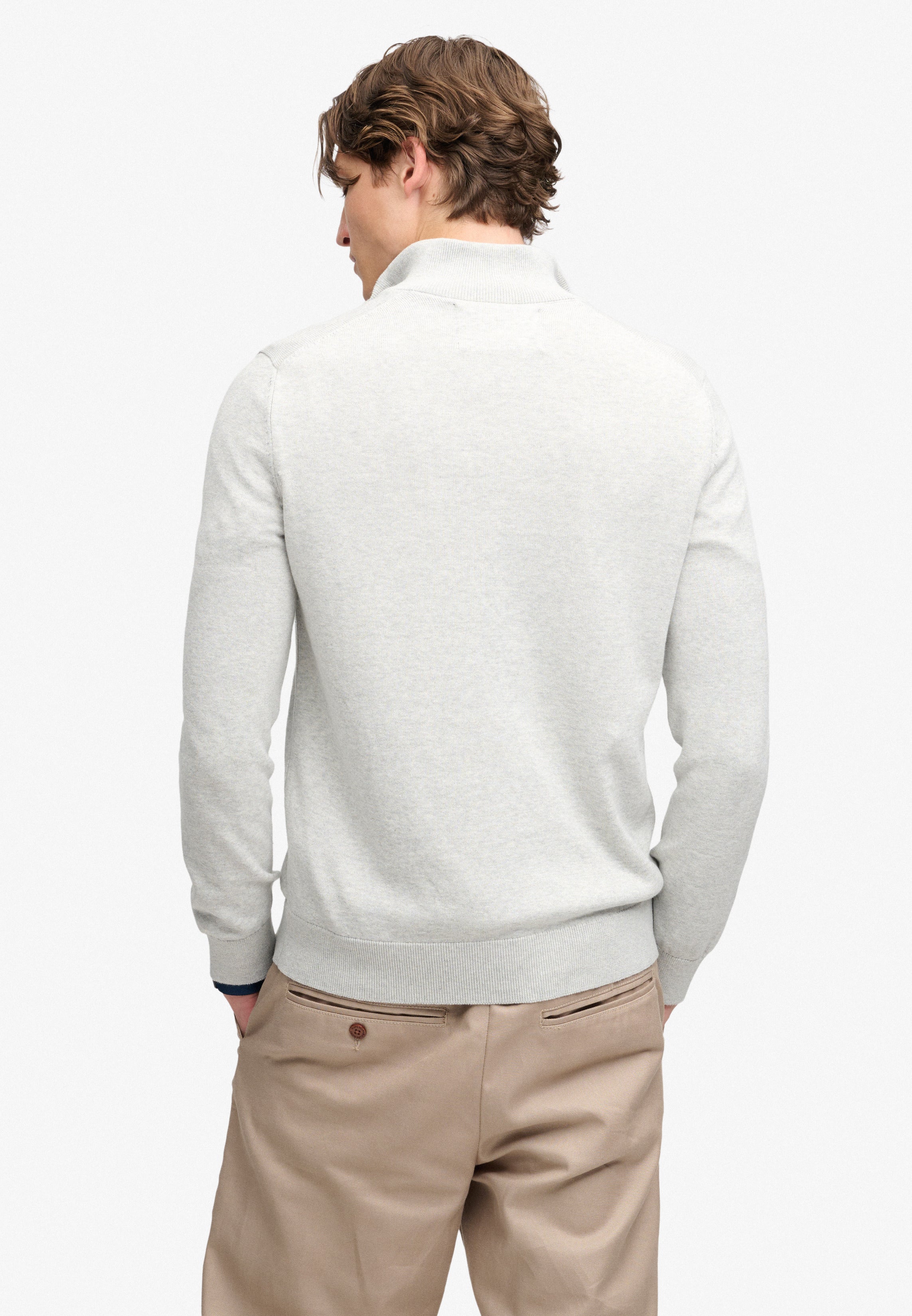 Superdry Essential Cotton Half Zip Knit M6110768A