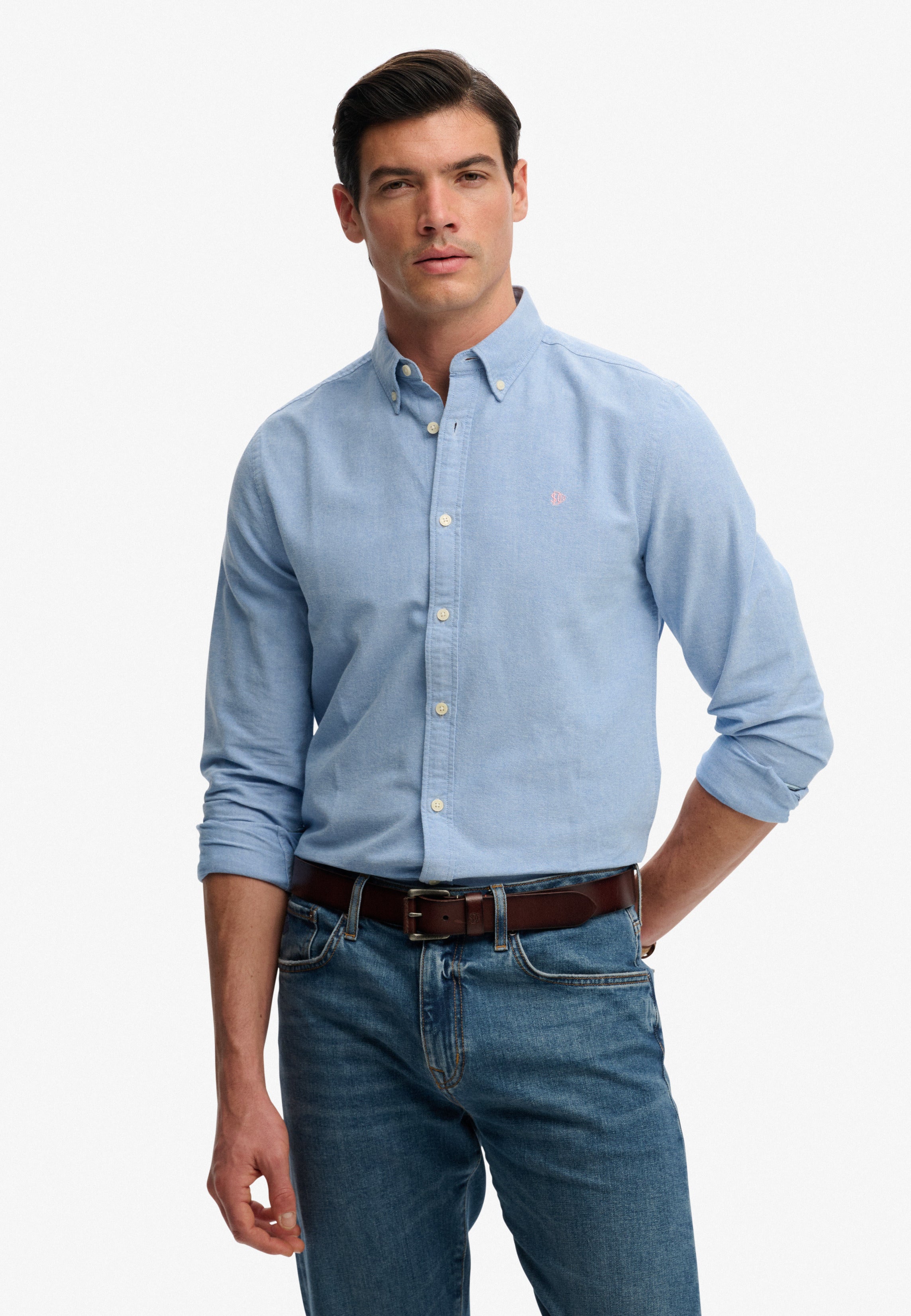 Superdry Preppy Oxford L/S Shirt M4011100A