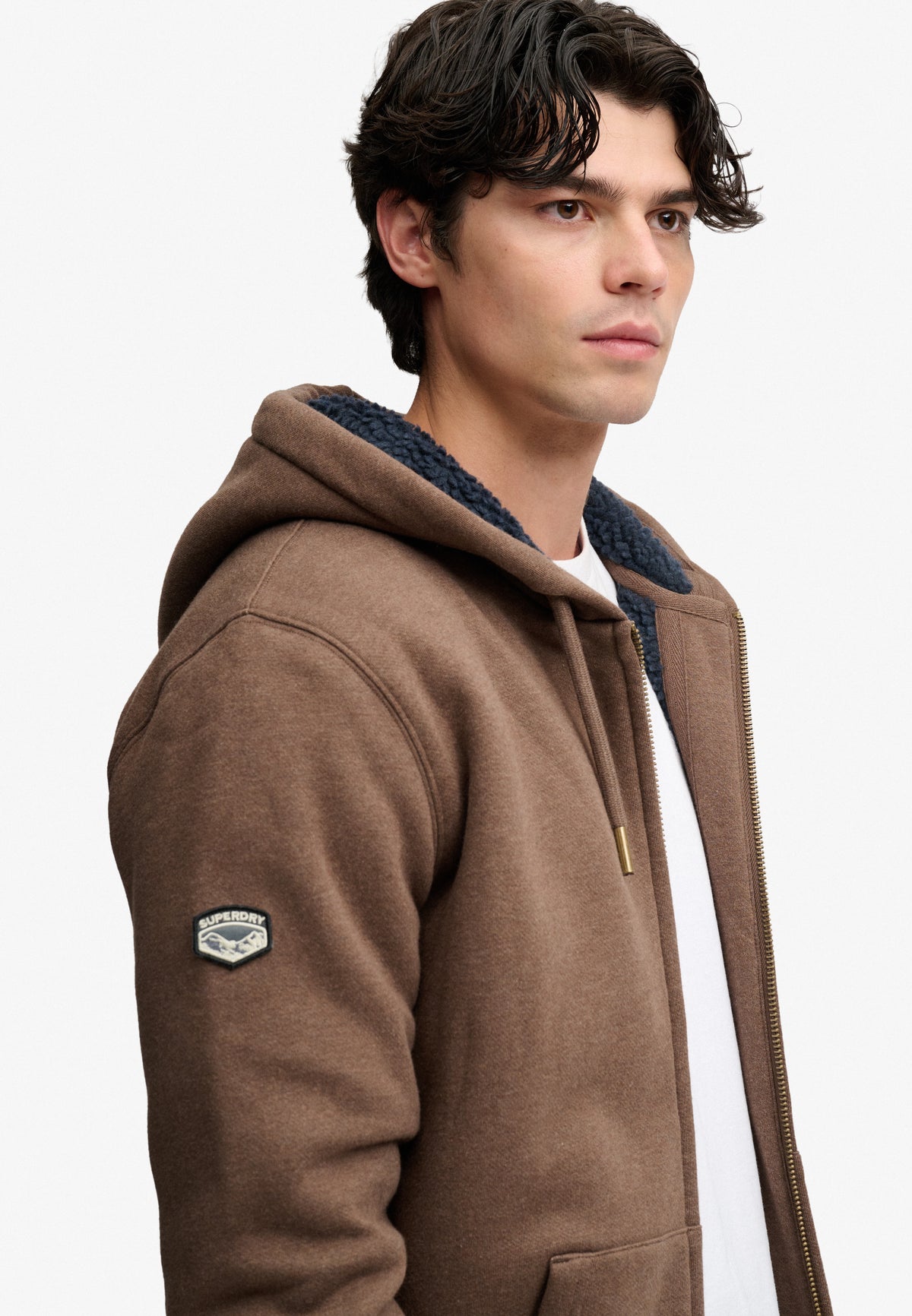 Superdry Borg Lined Zip Hoodie M2014583A