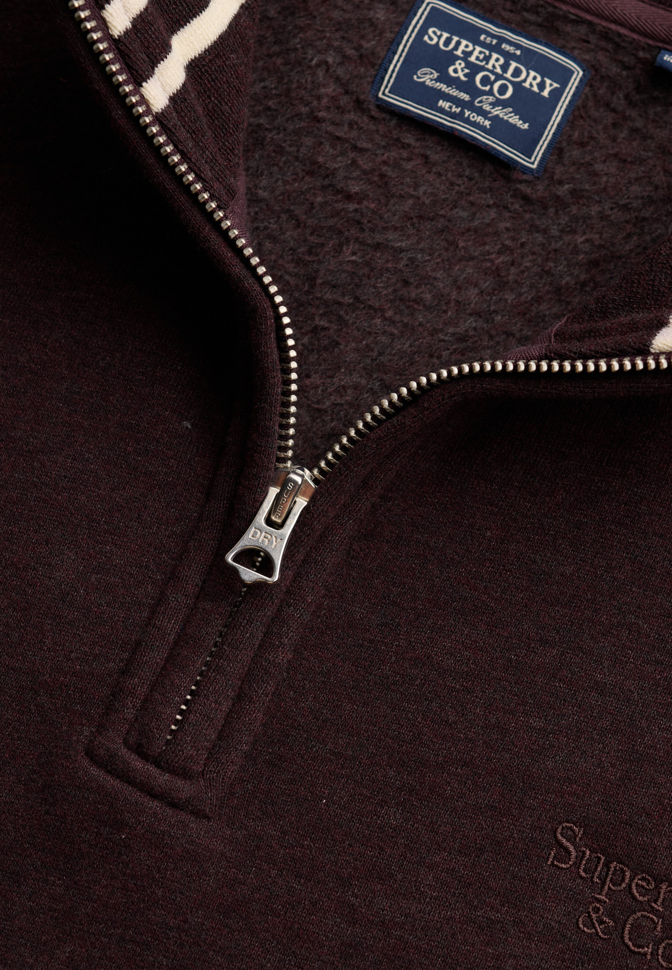Superdry Serif Logo Half Zip Sweatshirt M2014700A