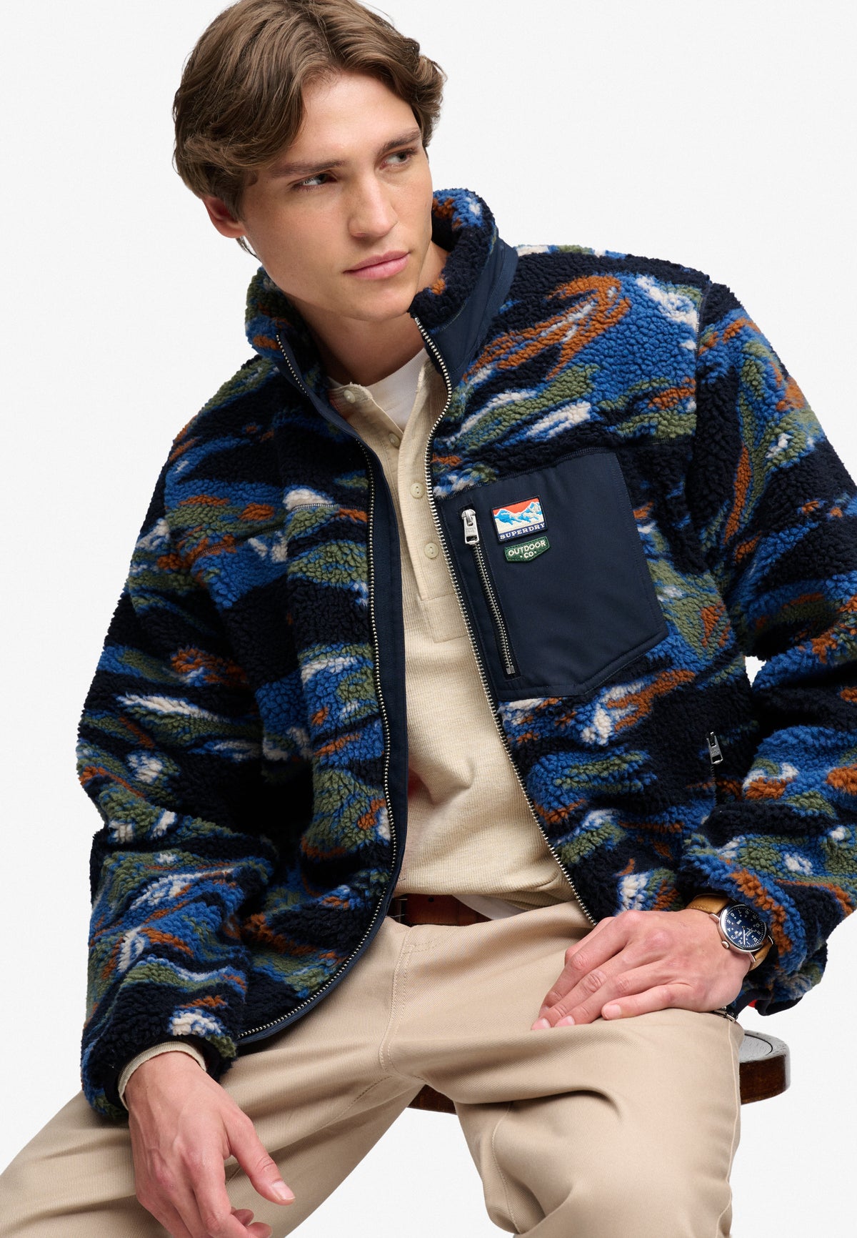 Superdry Terrain Full Zip Fleece M2014622A