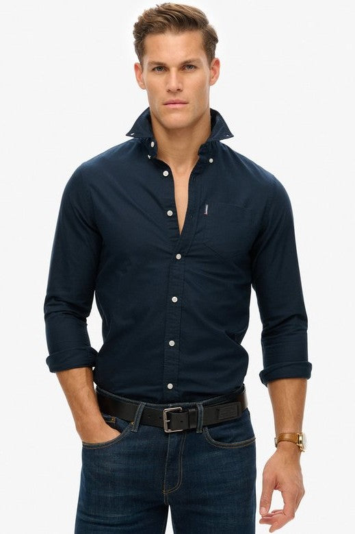 Superdry Essentials Long Sleeve Oxford Shirt