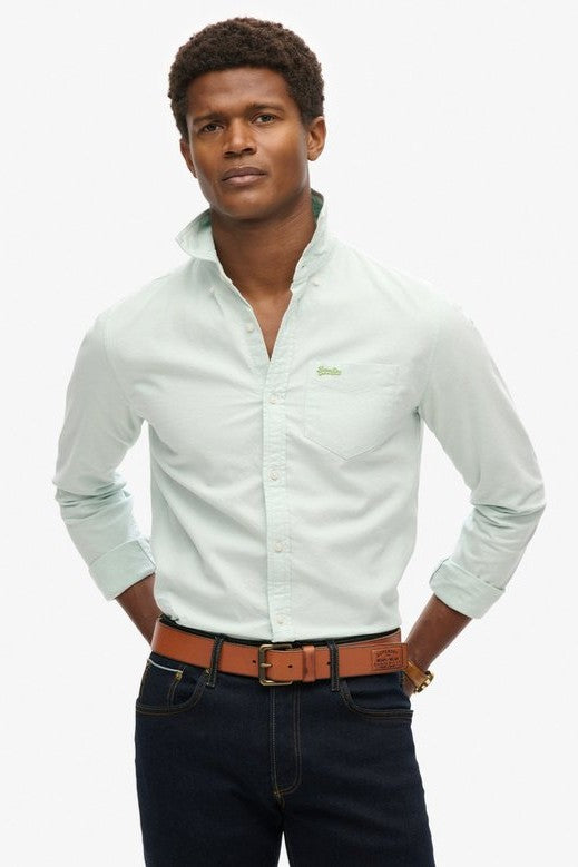 Superdry Organic Cotton Long Sleeve Oxford Shirt