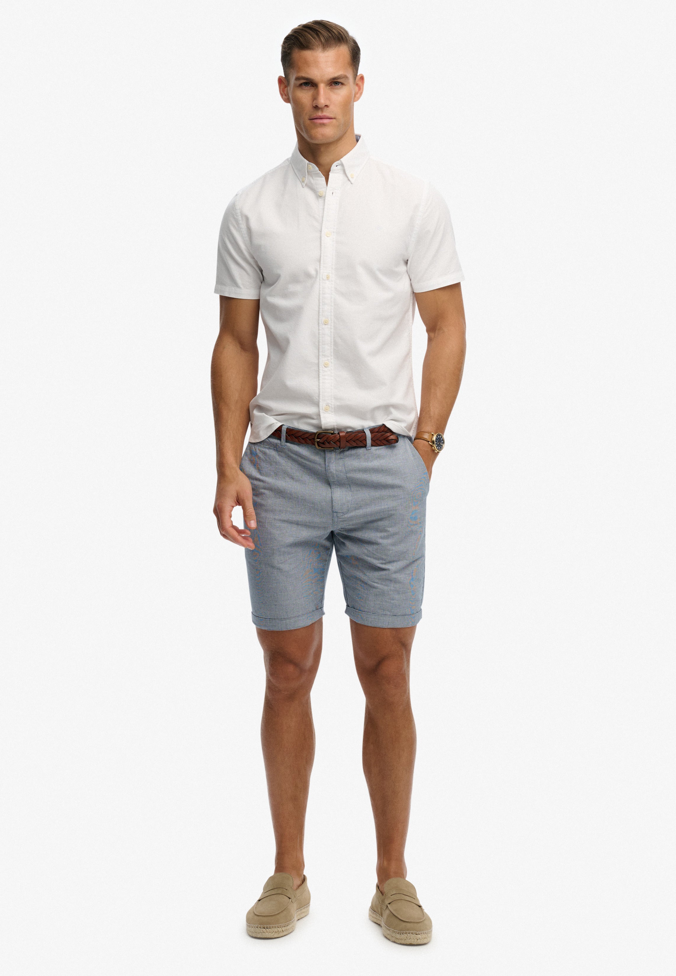 Superdry Oxford Short Sleeve Shirt M4011101A