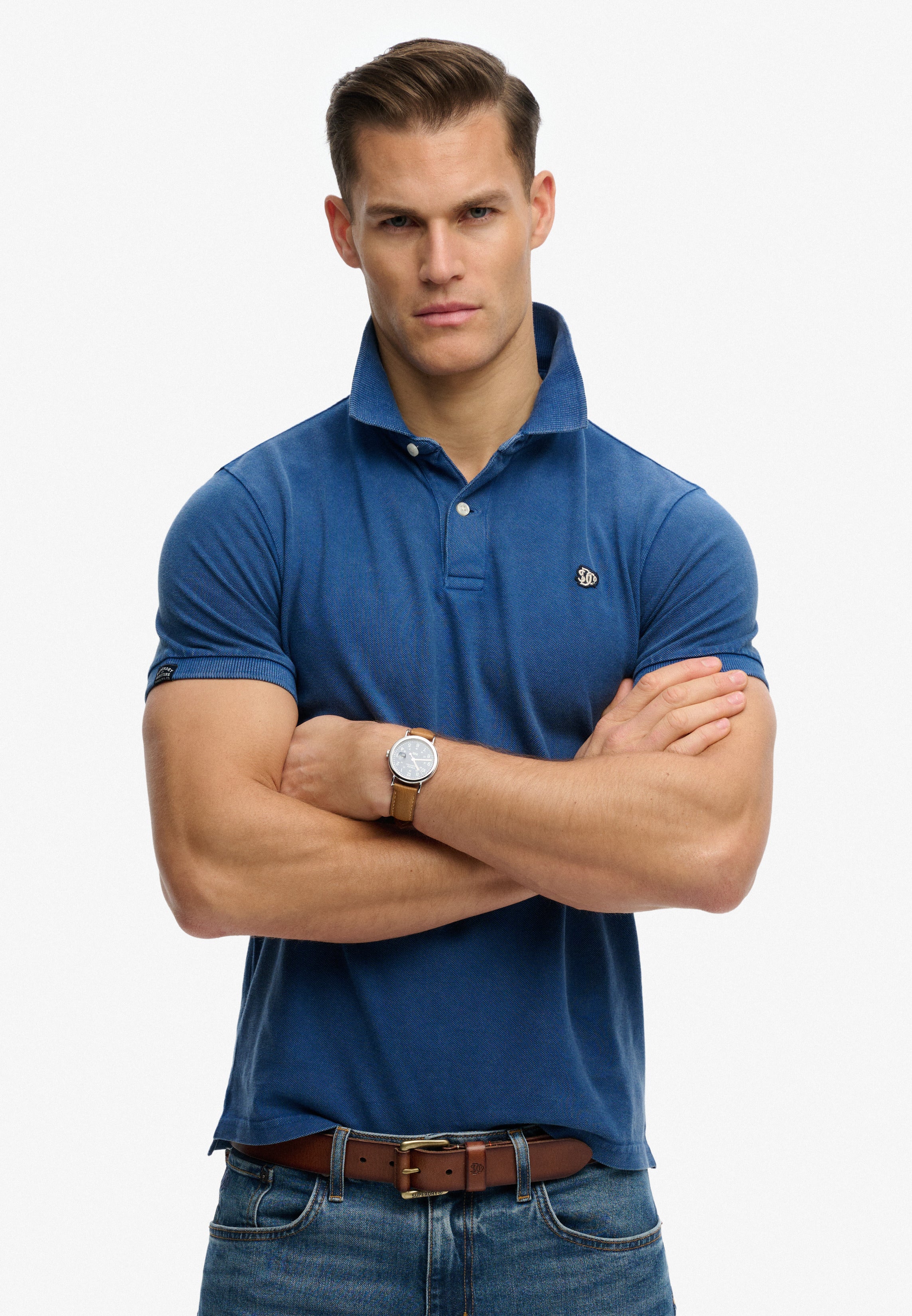 Superdry Vintage Destroy Polo Shirt M1110451A