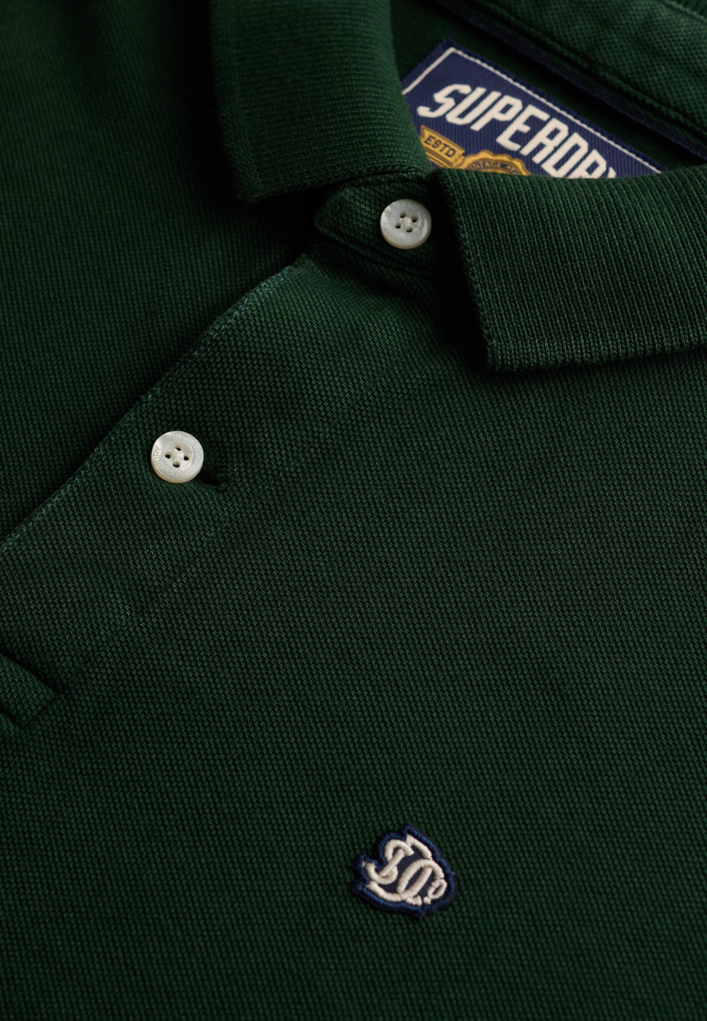 Superdry Vintage Destroy Polo Shirt M1110451A