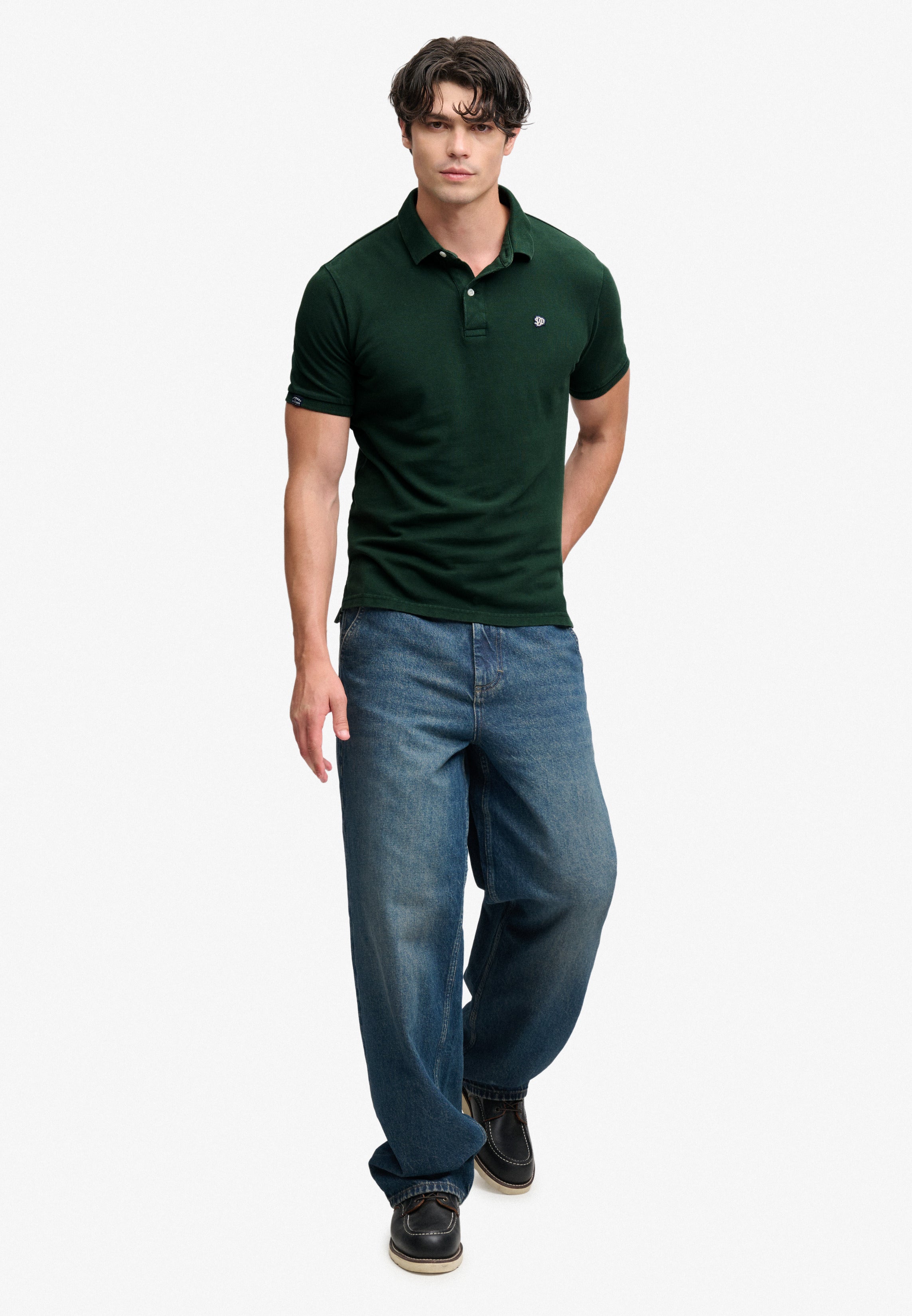 Superdry Vintage Destroy Polo Shirt M1110451A