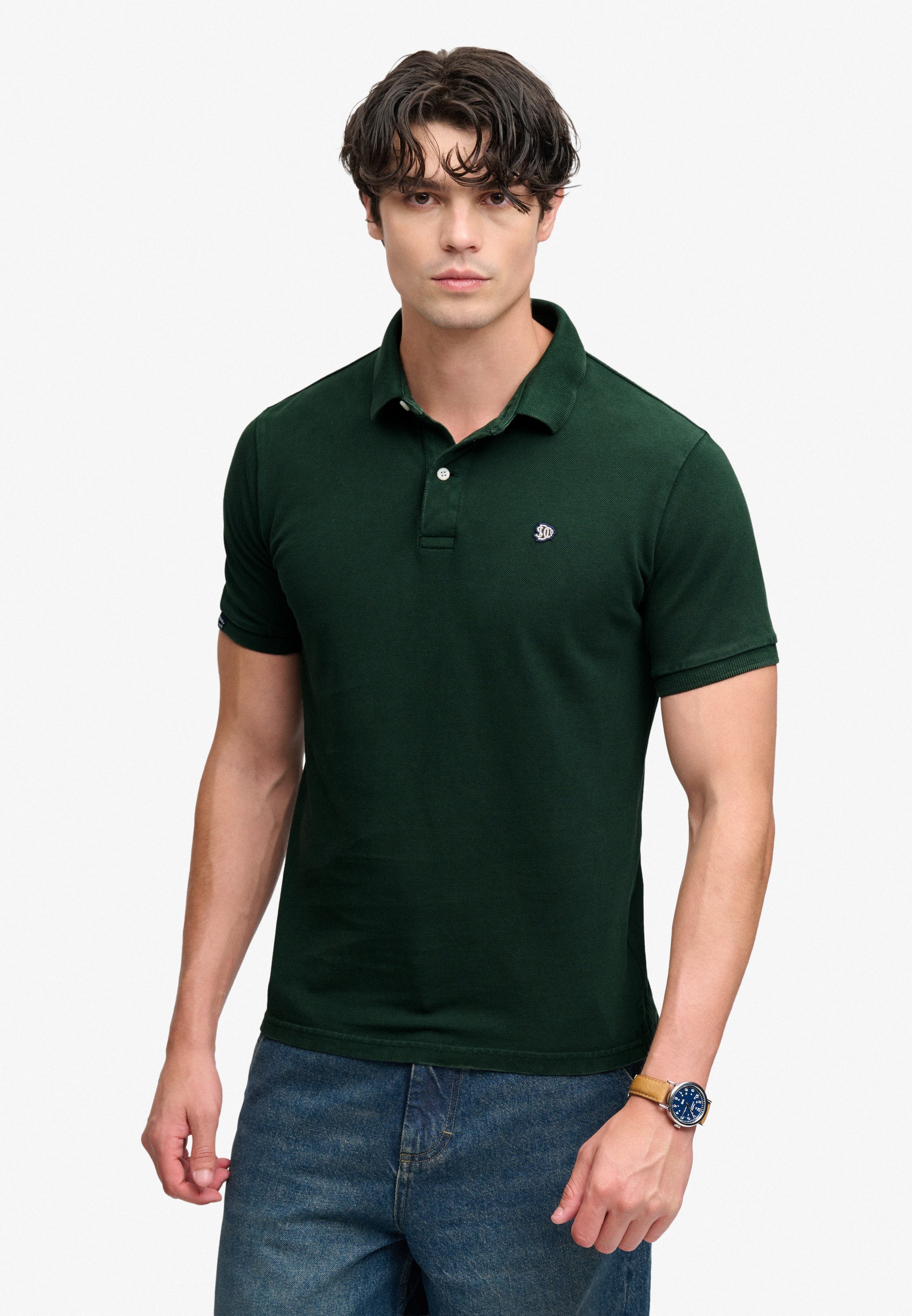 Superdry Vintage Destroy Polo Shirt M1110451A