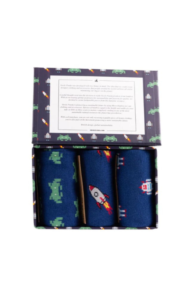 Swole Panda Outer Space Sock Box