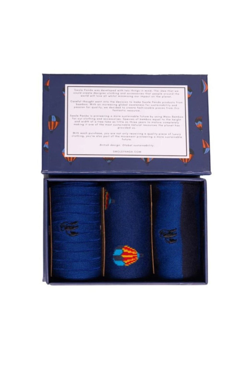 Swole Panda Hot Air Balloon Sock Box