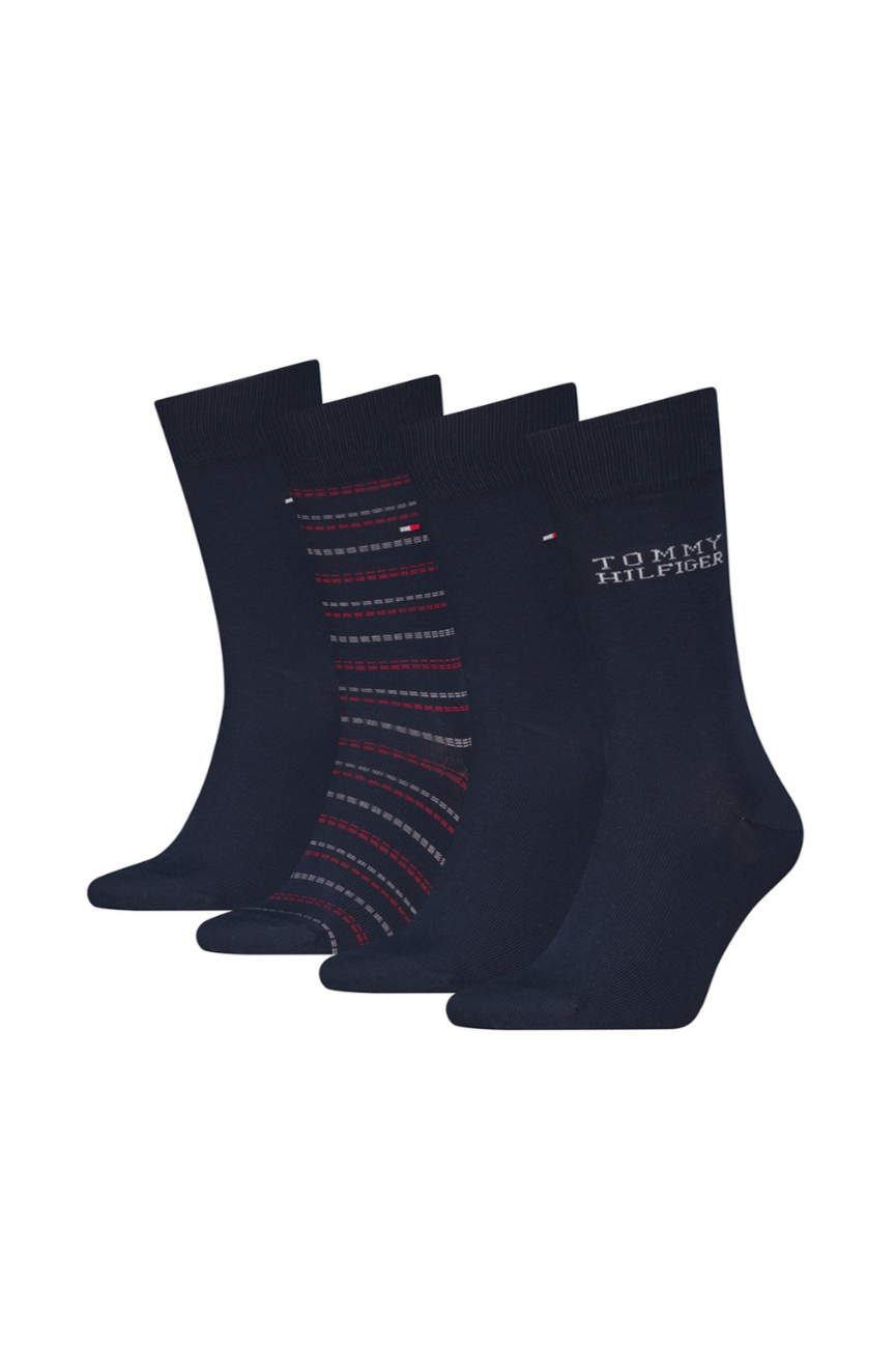 Tommy Hilfiger 4 Pack Socks Tin Giftbox