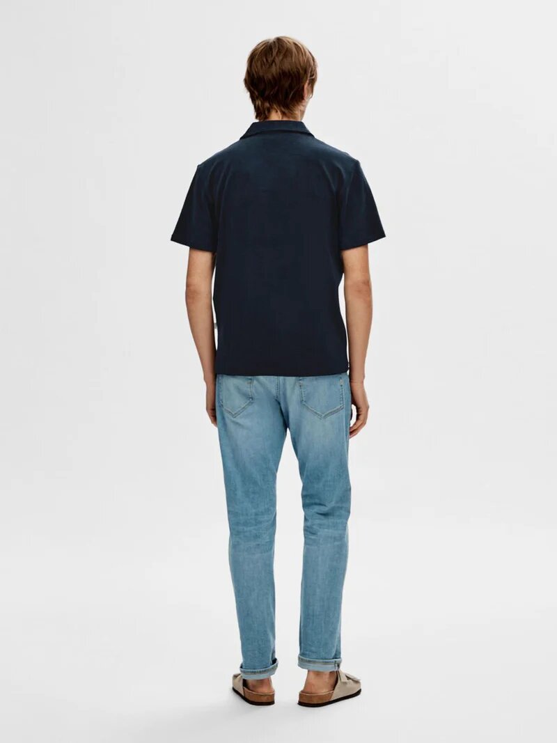 Selected Homme Talon Towel Polo (16092776) Sky Capt