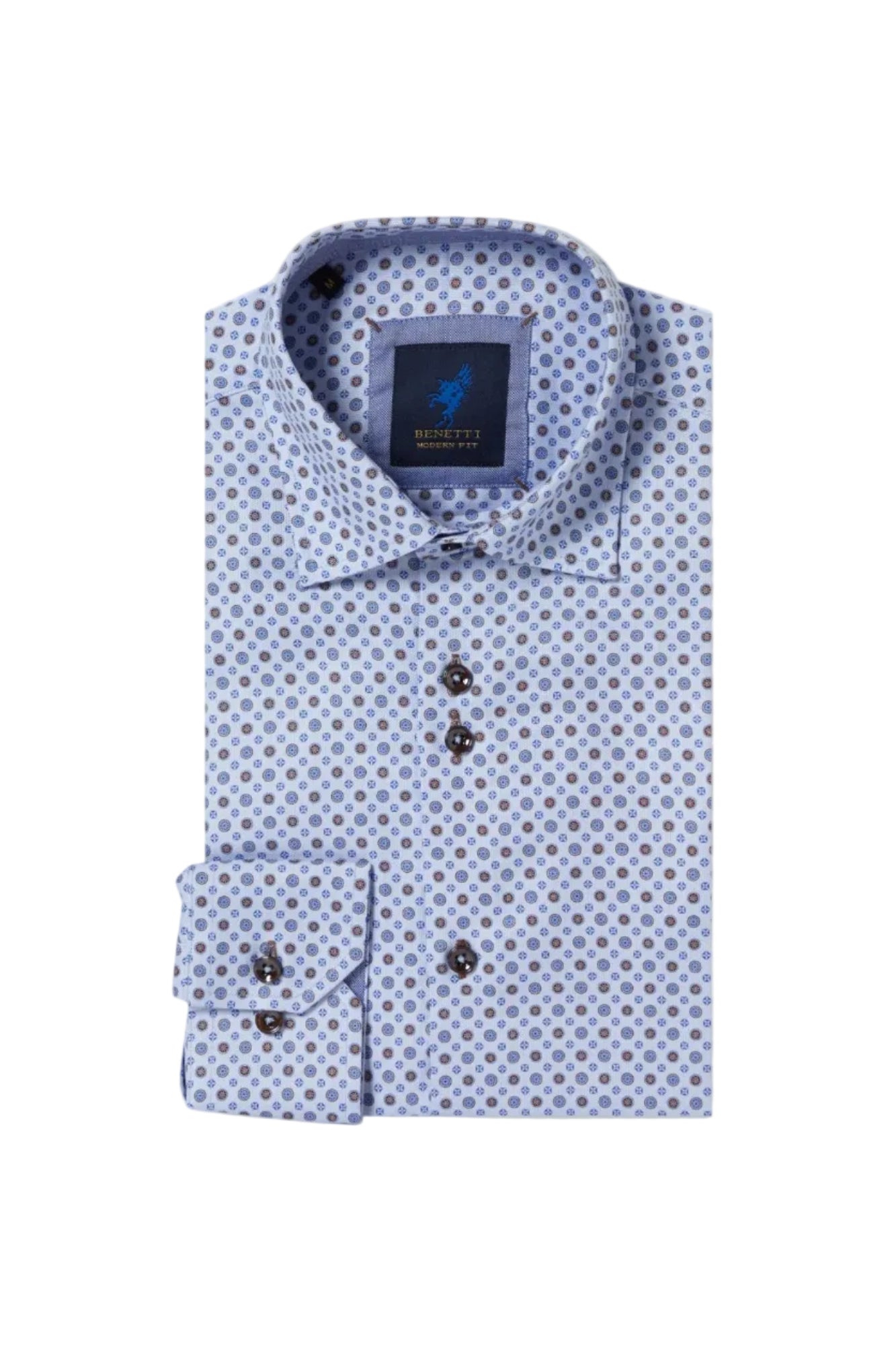 Benetti Taunton Regular Fit Print Shirt