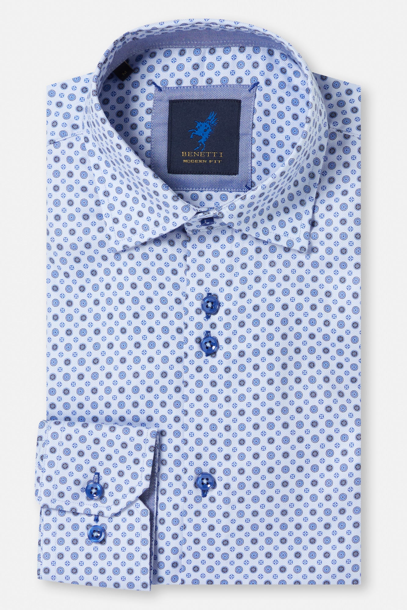Benetti Taunton Regular Fit Print Shirt